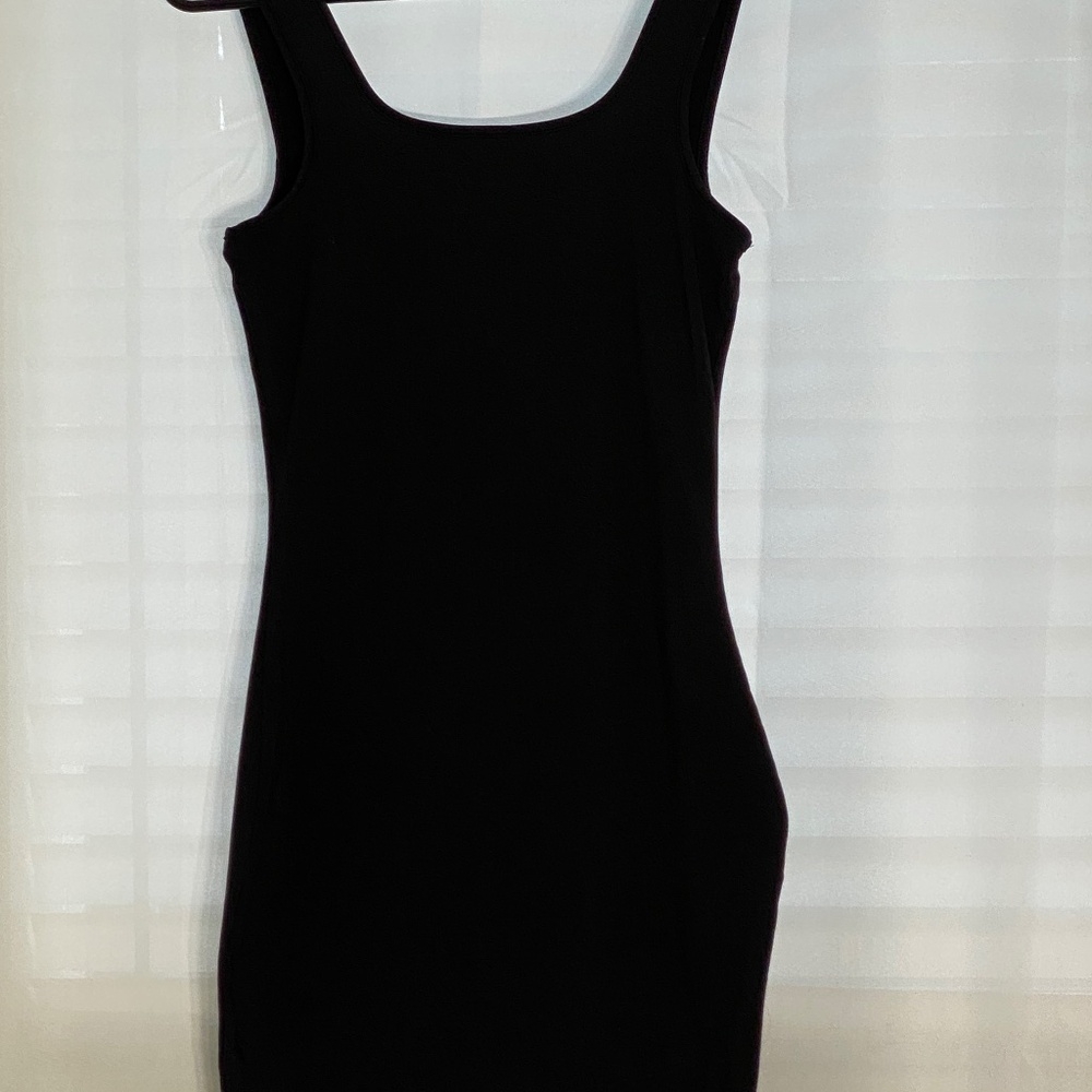 Black bodycon dress small